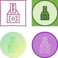 Vote Icon Design vector