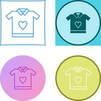 T Shirt Icon Design vector