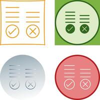 Voting Result Icon Design vector