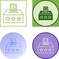 Ballot Icon Design vector