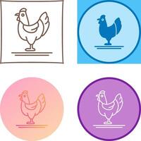 Poultry Icon Design vector