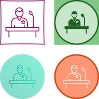 Candidate Icon Design vector