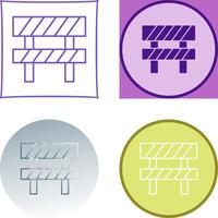 Barrier Icon Design vector