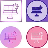Solar Energy Icon Design vector