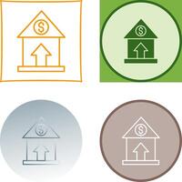 Property Value Icon Design vector