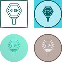 diseño de icono de señal de stop vector