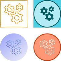 Gears Icon Design vector