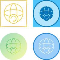 Earth Icon Design vector