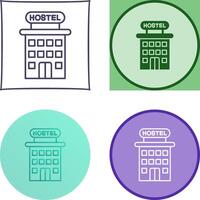 Hostel Icon Design vector