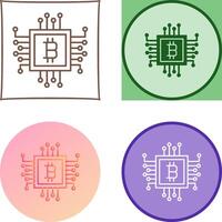 Chip Icon Design vector