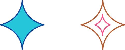 Unique Diamond Icon Design vector