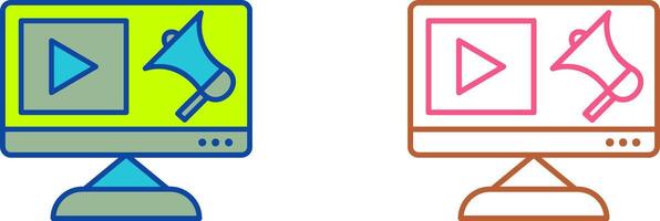 Unique Digital Marketing Icon Design vector
