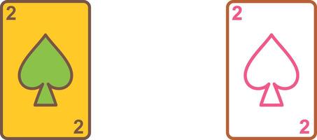 Spades Card Icon Design vector