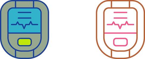 Oximeter Icon Design vector
