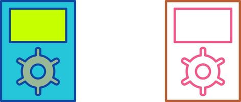 Unique Portfolio Management Icon Design vector