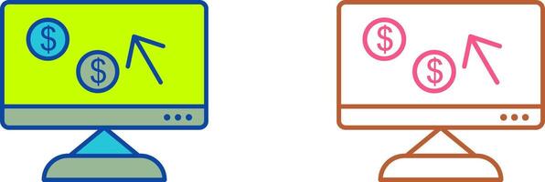 Unique Pay Per Click Icon Design vector