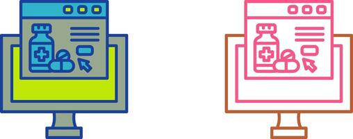 Online store Icon Design vector