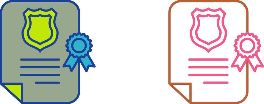 Document Icon Design vector