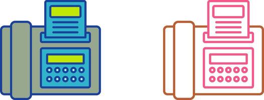 Fax Icon Design vector