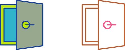 Door Icon Design vector