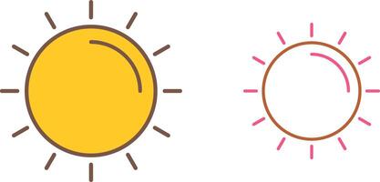 Sun Icon Design vector