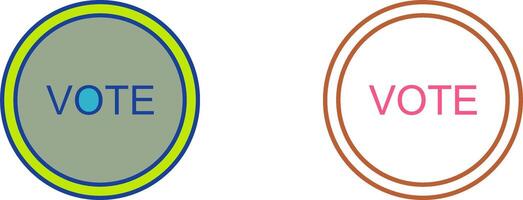 Vote Link Icon Design vector