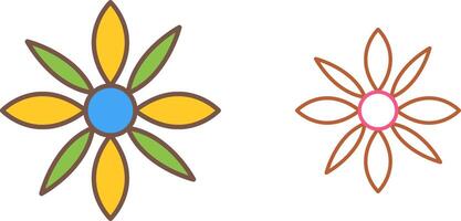 Flower Icon Design vector