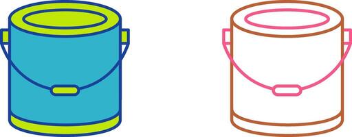 Paint Bucket Icon Design vector