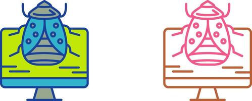 Malware Icon Design vector
