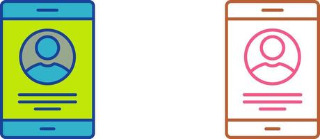 Profile Icon Design vector