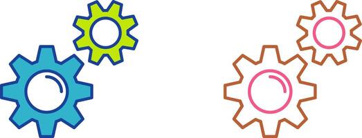 Gears Icon Design vector