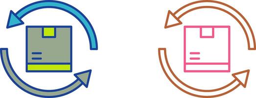 Product Return Icon Design vector
