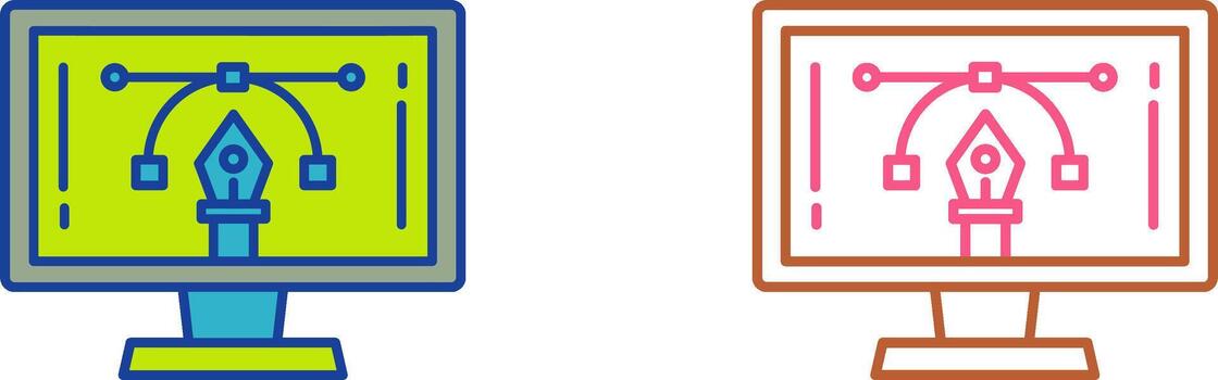 elearning icono diseño vector