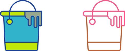 Paint Bucket Icon Design vector