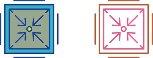 Minimize Icon Design vector