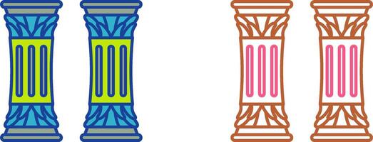 Column Icon Design vector