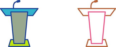 Podium Icon Design vector