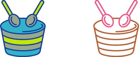 Drum Icon Design vector