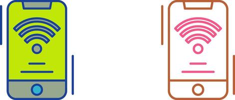 Wifi Signal Icon Design vector