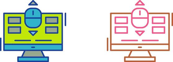 Scroll Icon Design vector