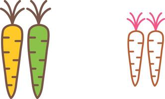 Carrots Icon Design vector