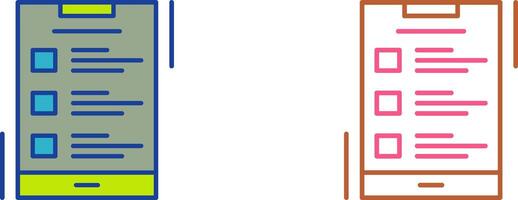 List Icon Design vector