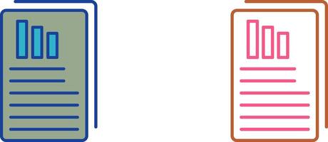 Reports Icon Design vector