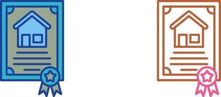 Certificate Icon Design vector