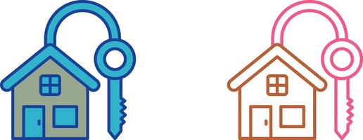 House Key Icon Design vector