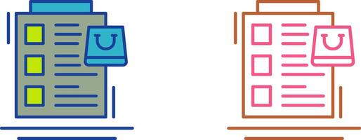 Wish List Icon Design vector