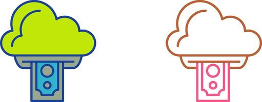 Cloud Computing Icon Design vector