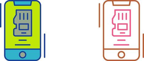 Memory Icon Design vector