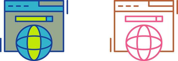 Browser Icon Design vector