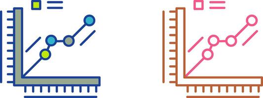 Graph Icon Design vector